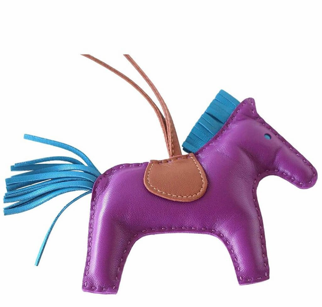 Hermès Rodeo Horse Bag Charm Anemone