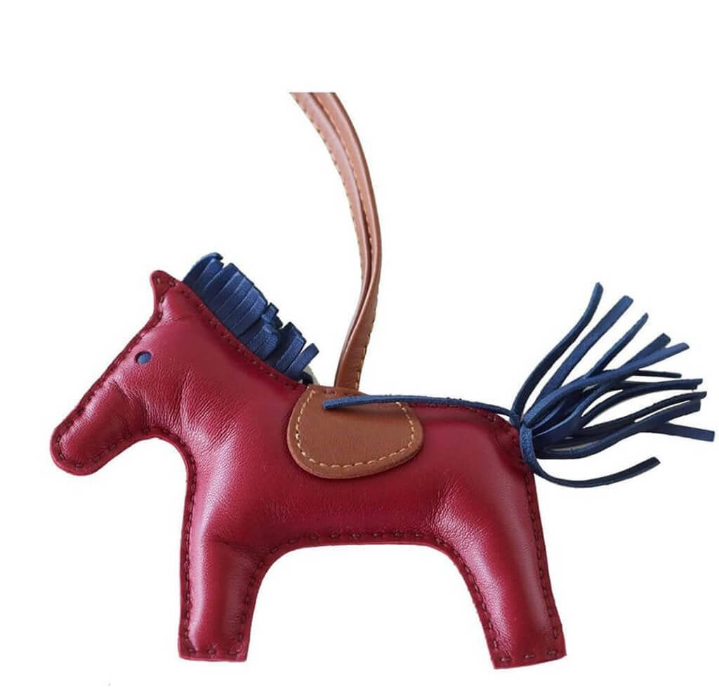 Hermès Rodeo Horse Charm Red