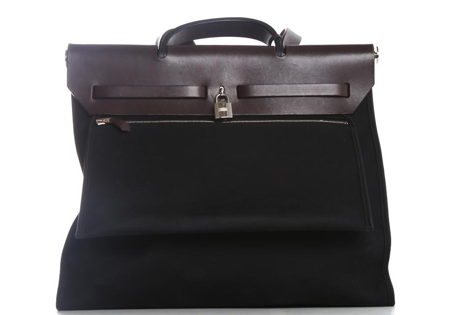 Hermès Shoulder Bag Black Tote