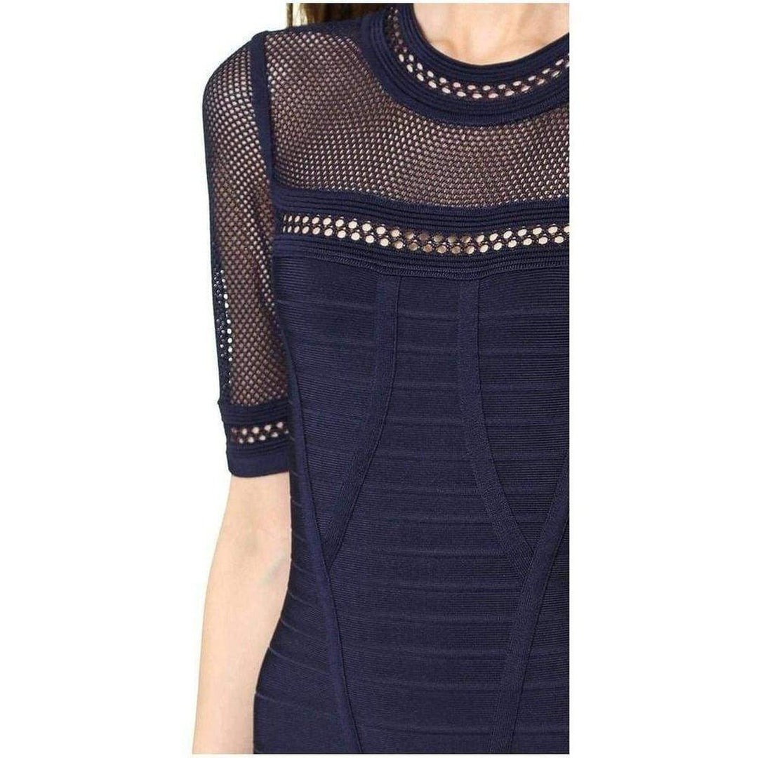 Herve Leger Haylynn Blue Pacific Dress