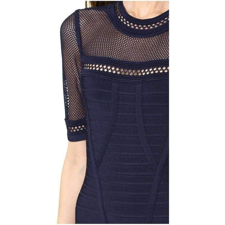 Herve Leger Haylynn Blue Pacific Dress
