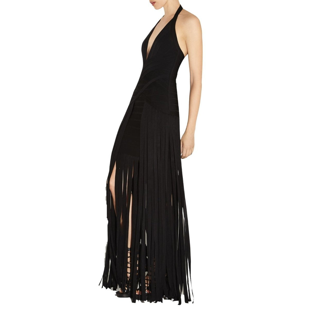 Rebekah Fringe Bandage Gown