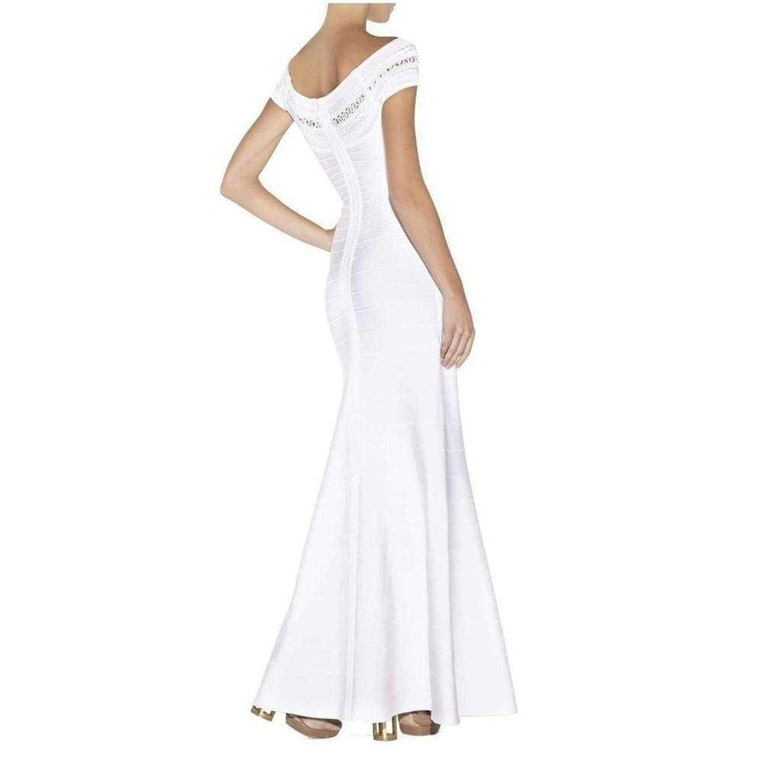 Sophia Braided Ottoman Crochet Gown