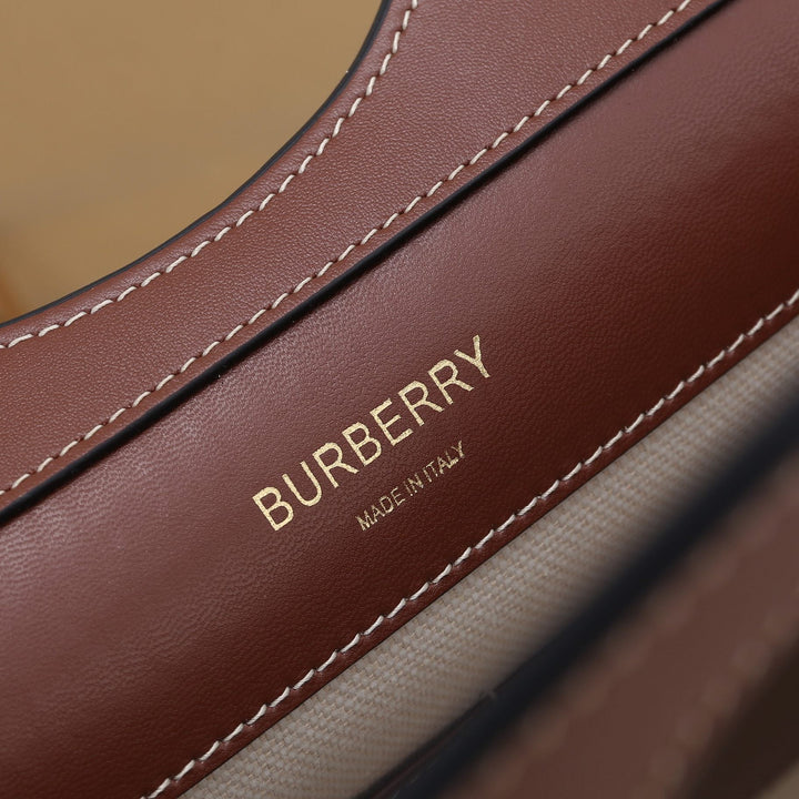 Burberry Leather Medium Pocket Bag