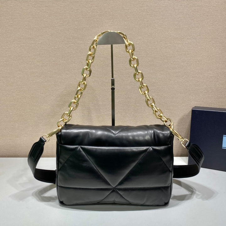 Prada Padded Nappa Leather Shoulder Bag