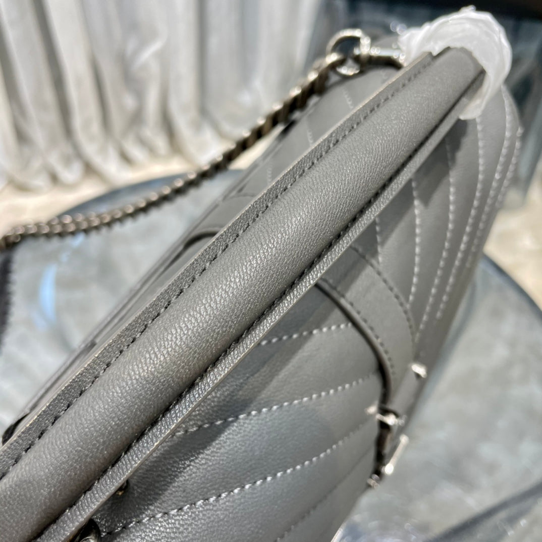 YSL College Medium Quilted leather Bag