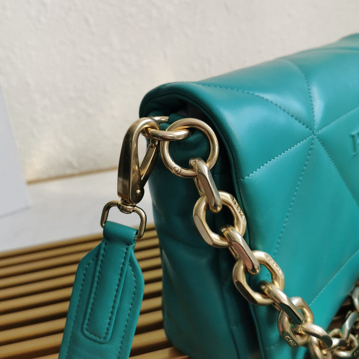 Prada Padded Nappa Leather Shoulder Bag