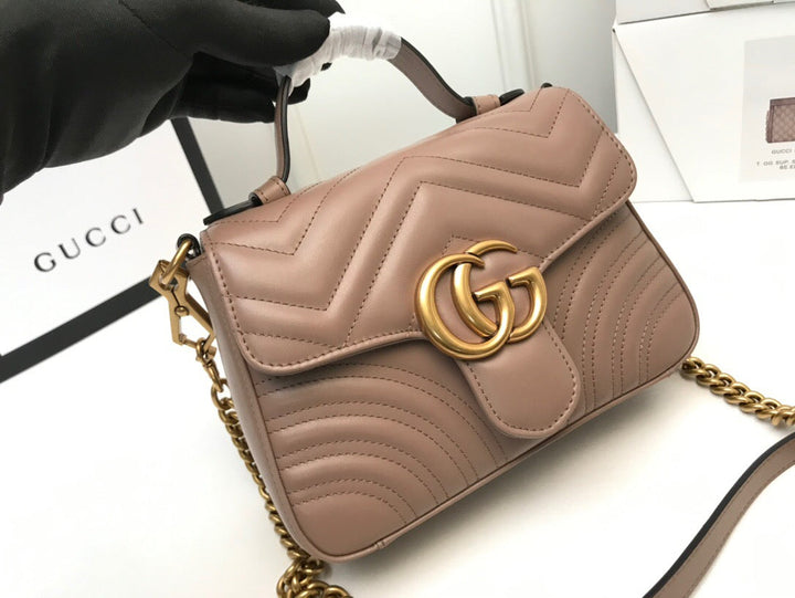 Gucci GG Marmont Mini Top Handle Bag