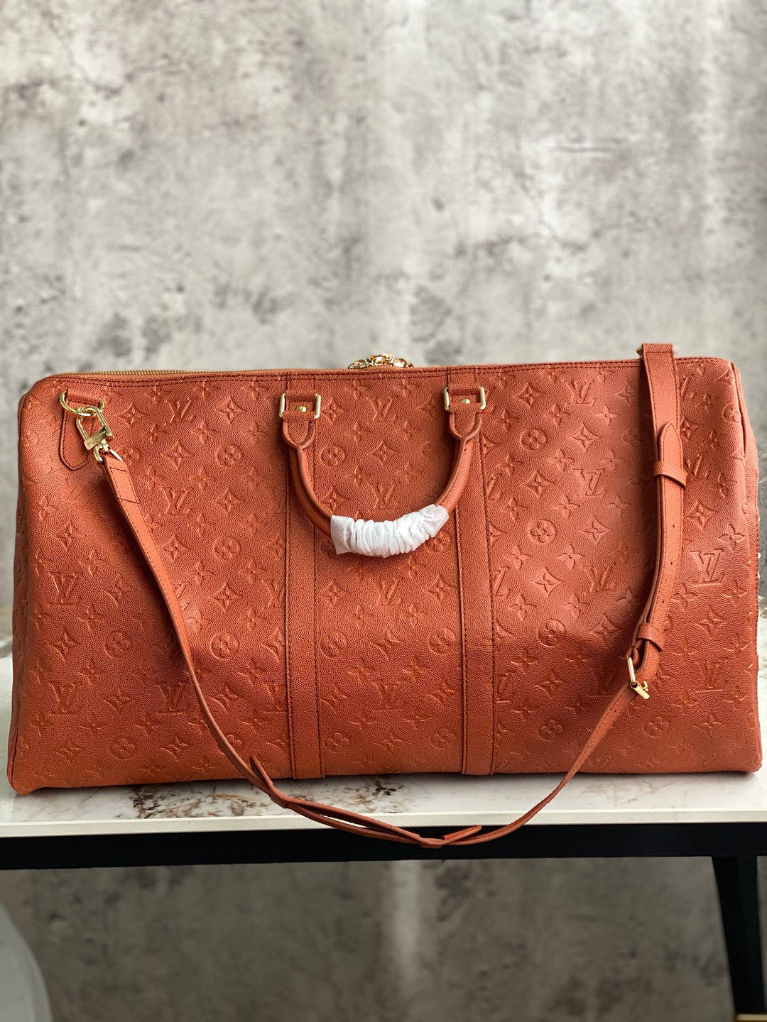 Louis Vuitton Keepall Boudouliere Bag 55