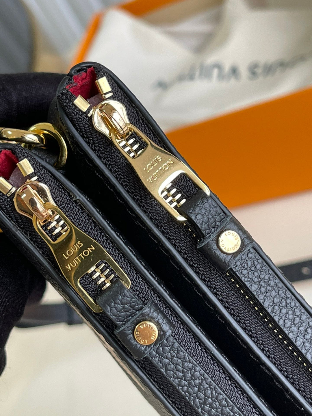 Louis Vuitton Double Zip Pochette Bag