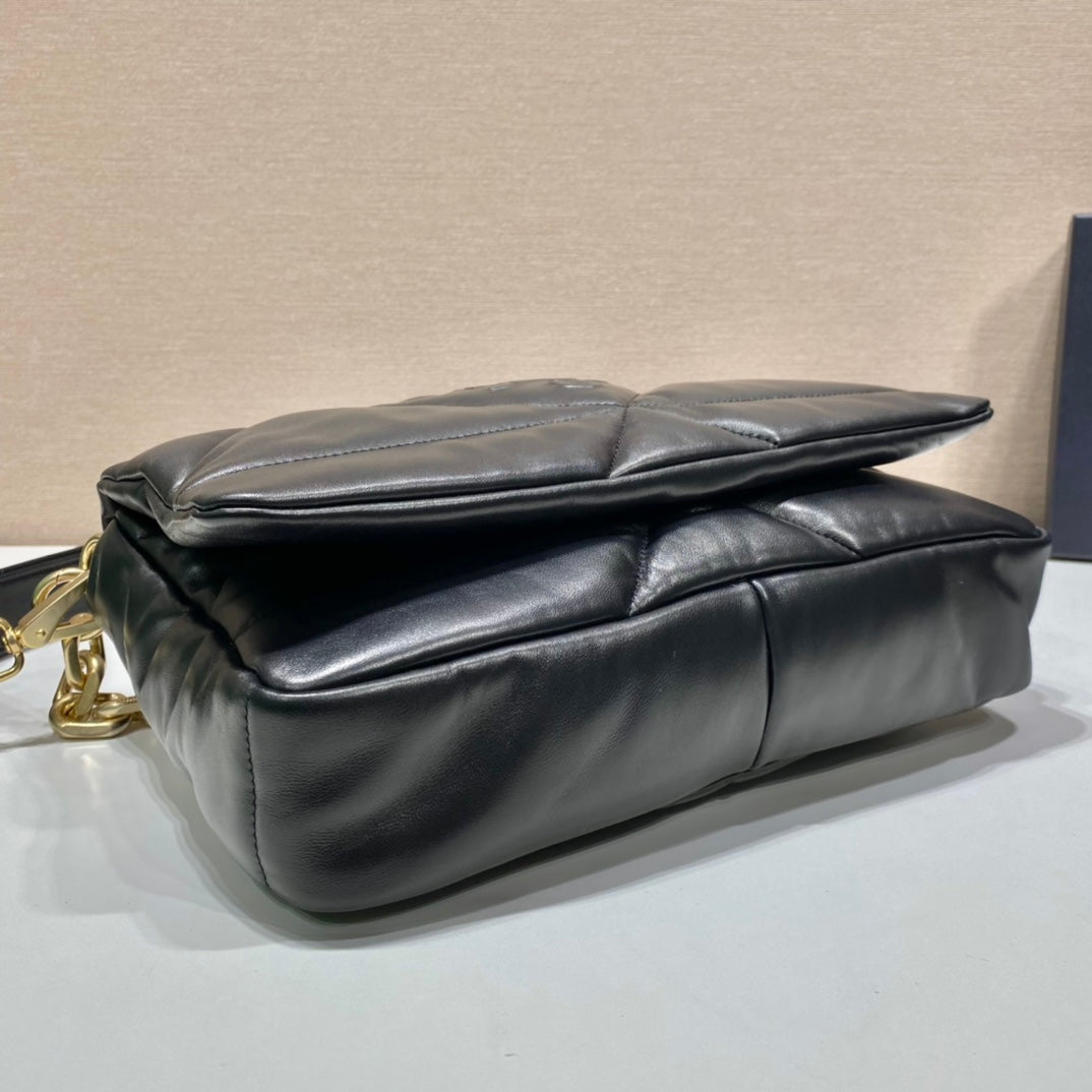 Prada Padded Nappa Leather Shoulder Bag