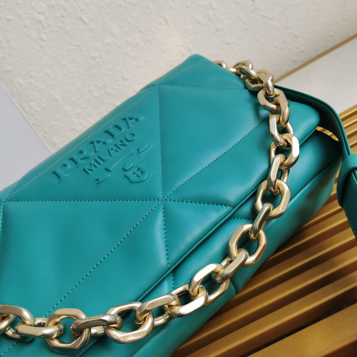 Prada Padded Nappa Leather Shoulder Bag