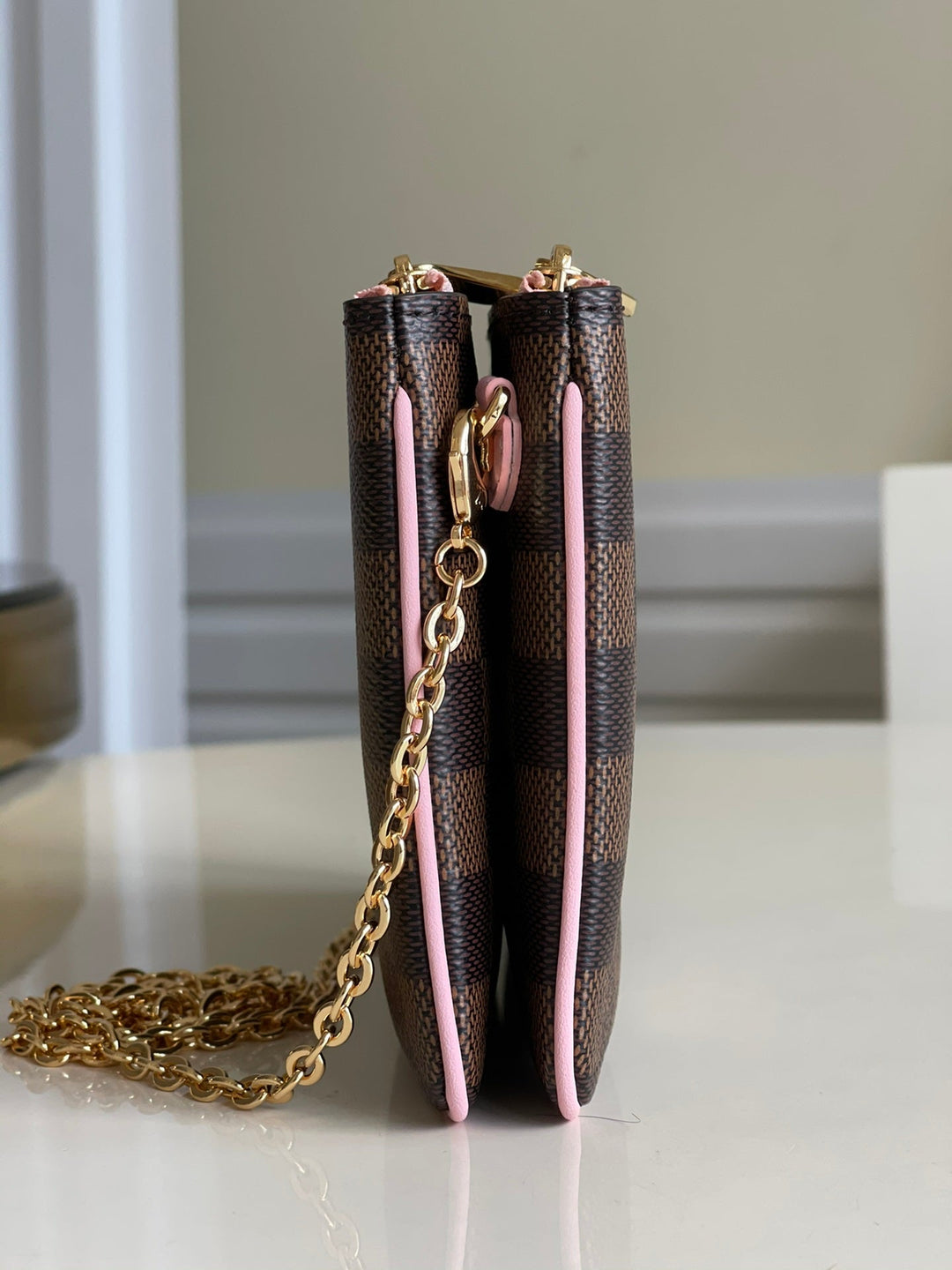 Louis Vuitton Double Zip Pochette Bag