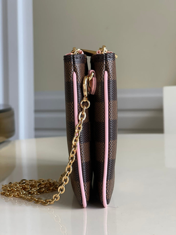 Louis Vuitton Double Zip Pochette Bag