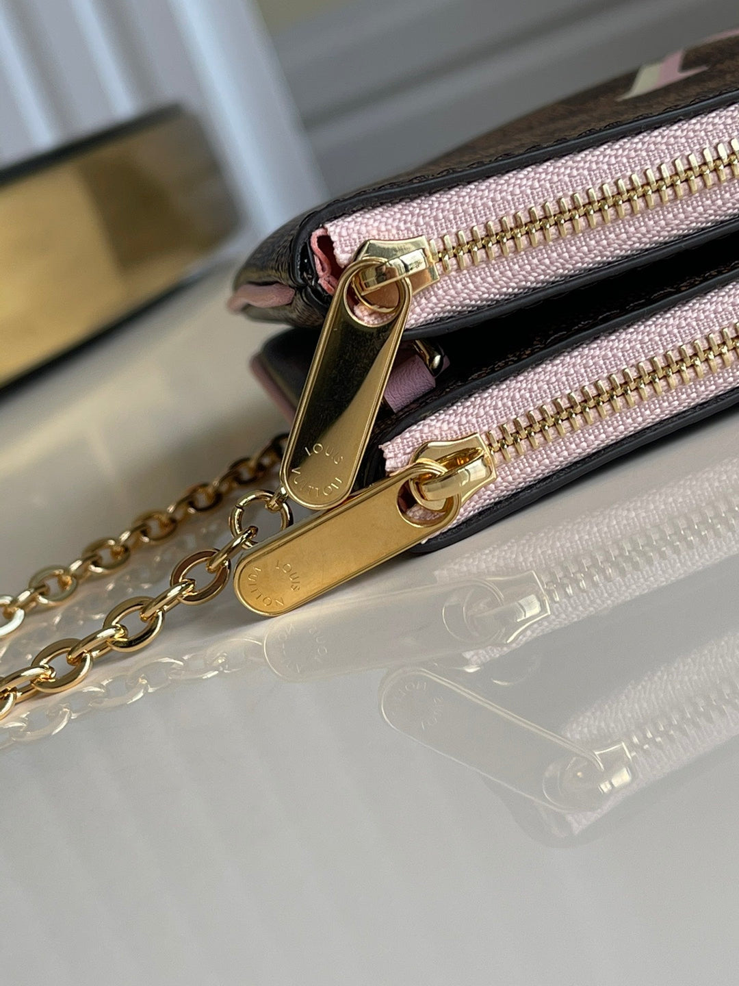 Louis Vuitton Double Zip Pochette Bag