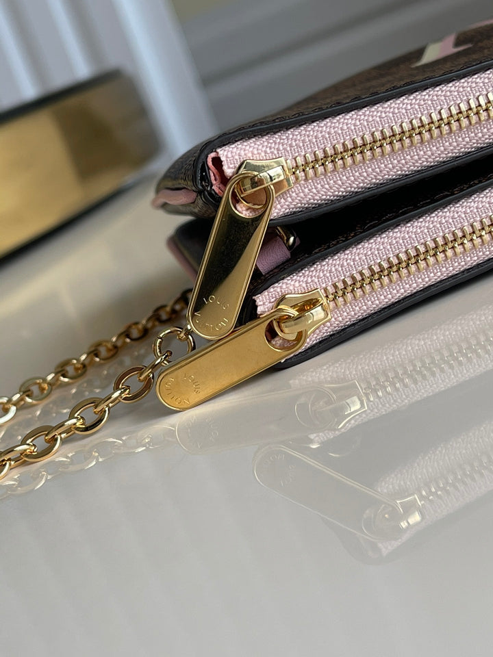 Louis Vuitton Double Zip Pochette Bag