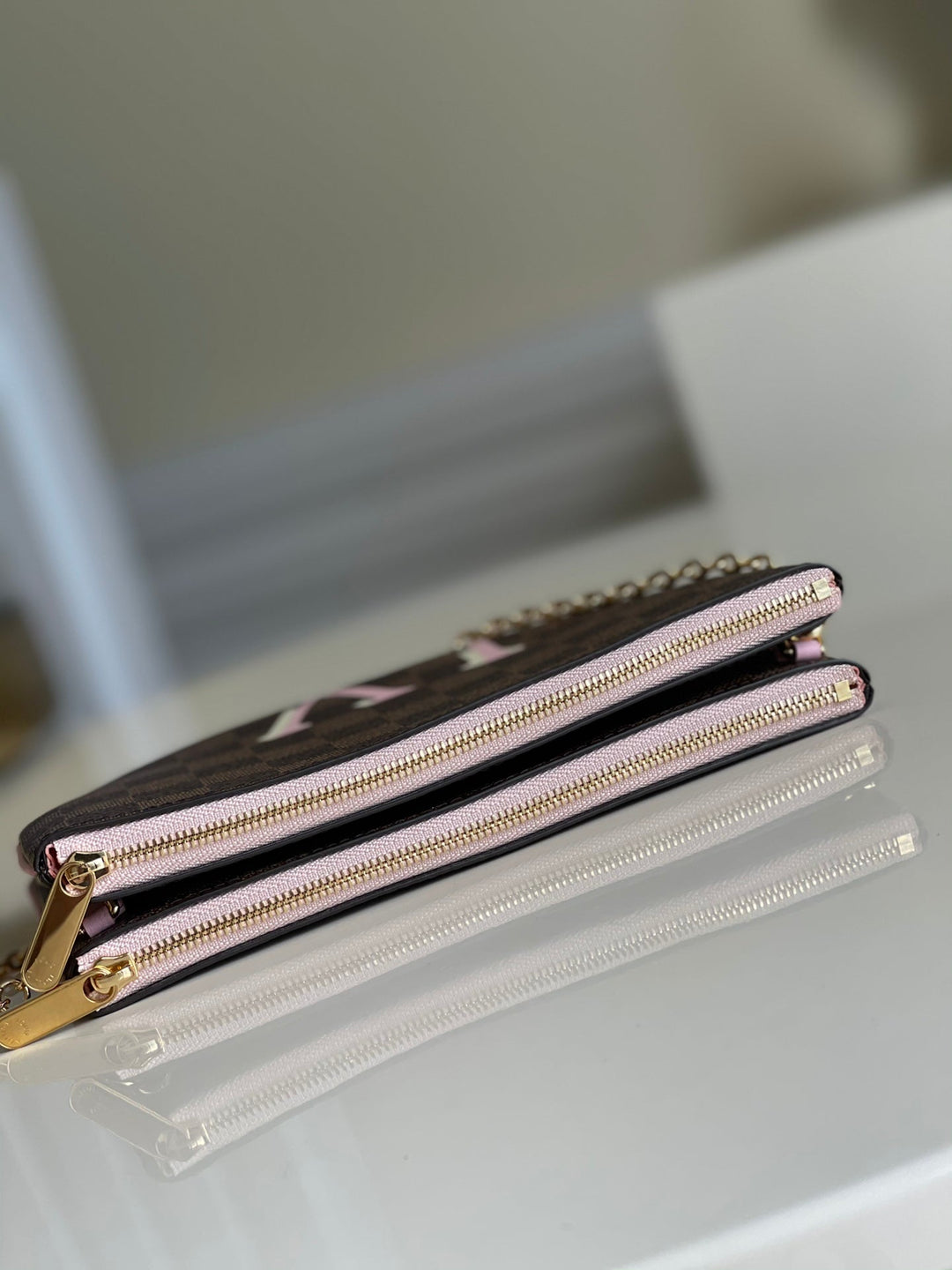 Louis Vuitton Double Zip Pochette Bag