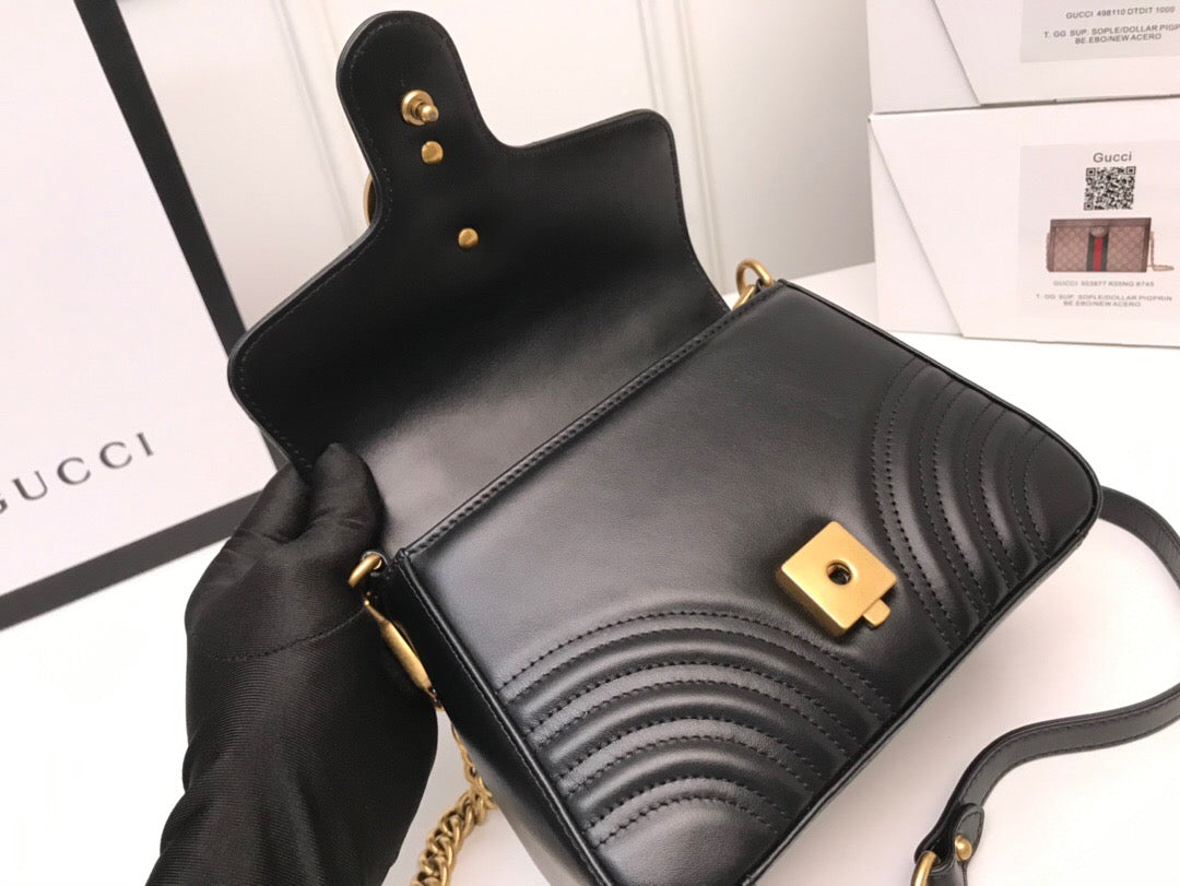 Gucci GG Marmont Mini Top Handle Bag