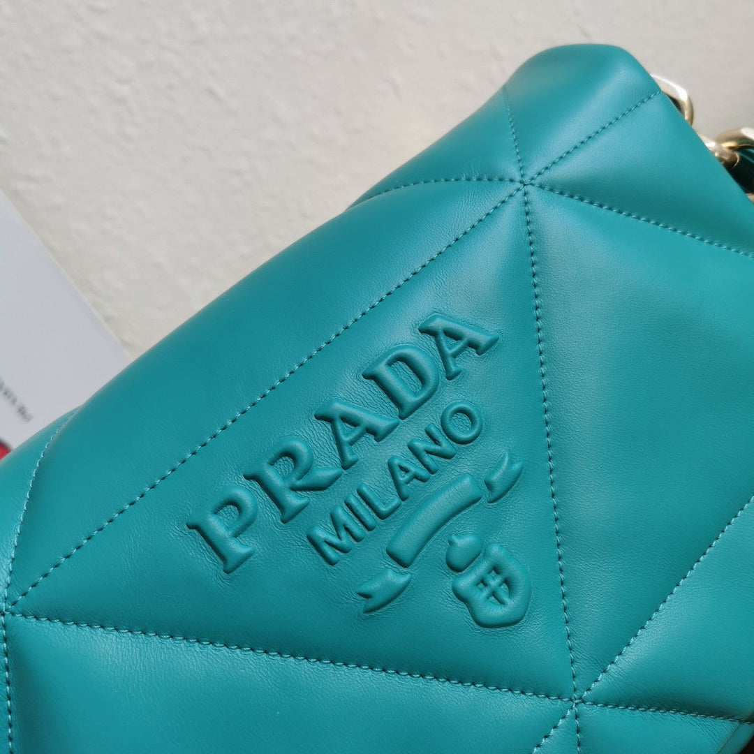Prada Padded Nappa Leather Shoulder Bag