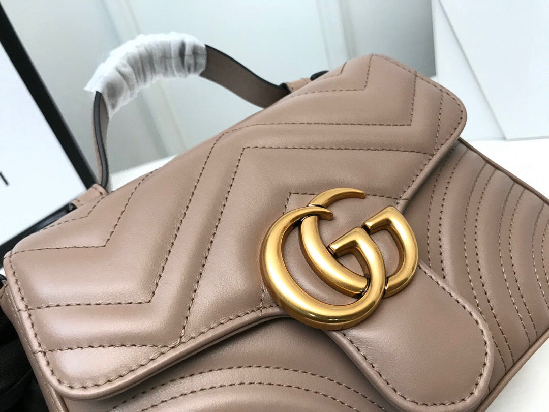 Gucci GG Marmont Mini Top Handle Bag