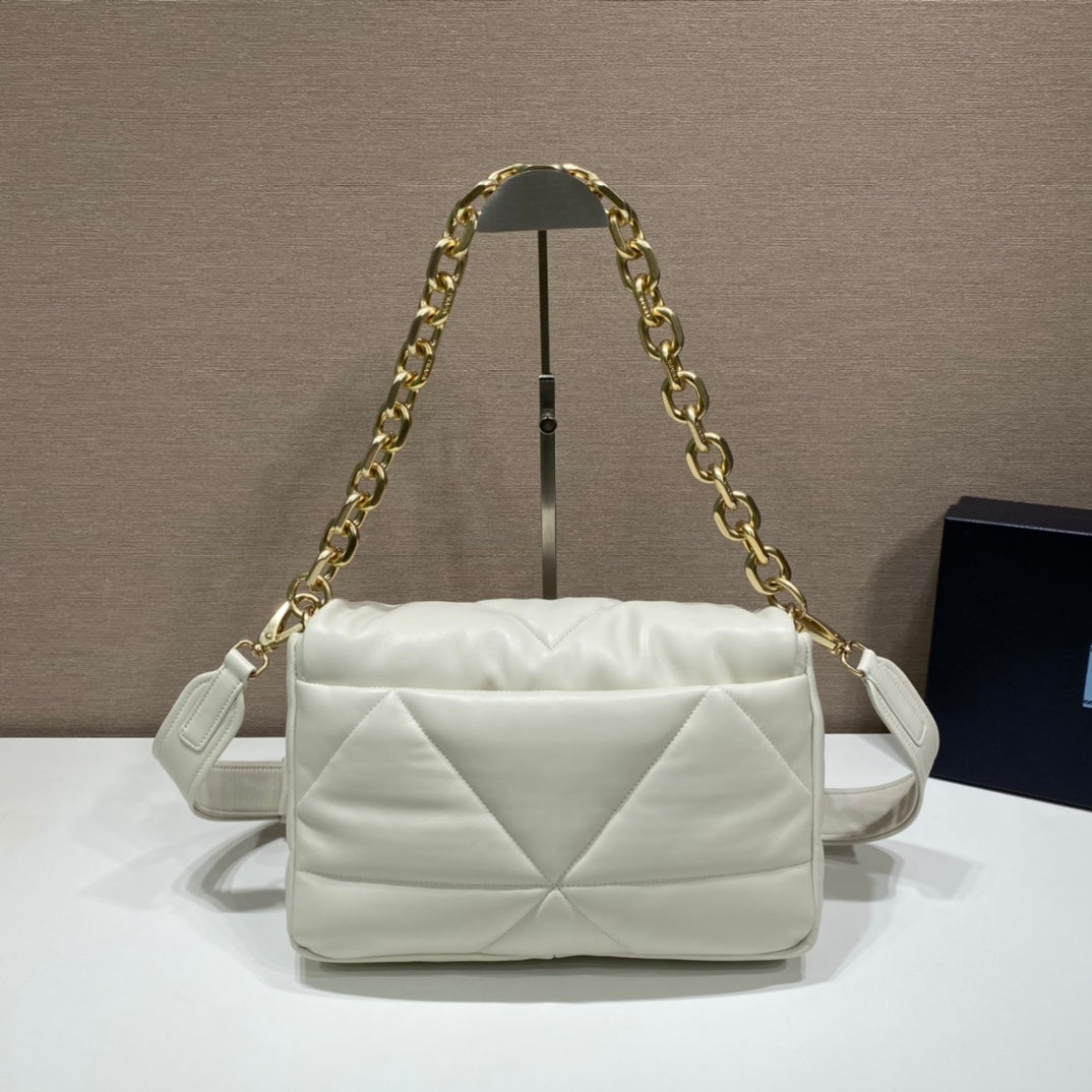 Prada Padded Nappa Leather Shoulder Bag