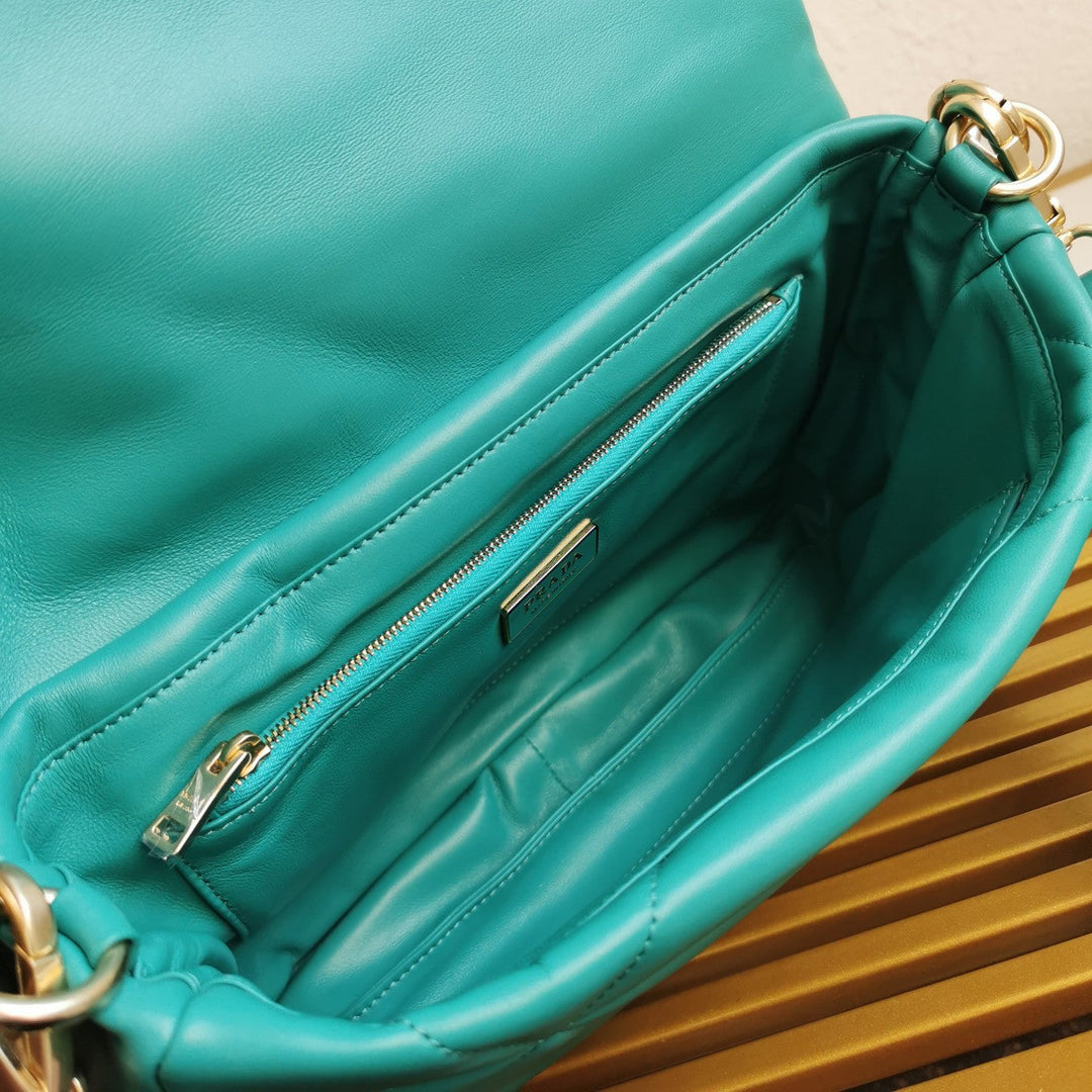 Prada Padded Nappa Leather Shoulder Bag