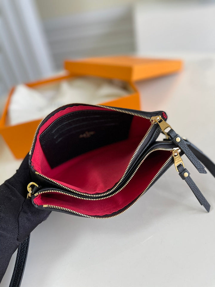 Louis Vuitton Double Zip Pochette Bag