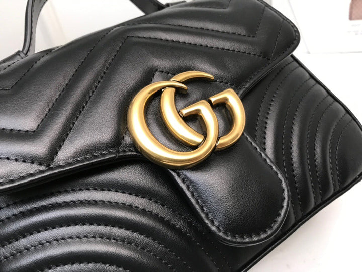 Gucci GG Marmont Mini Top Handle Bag
