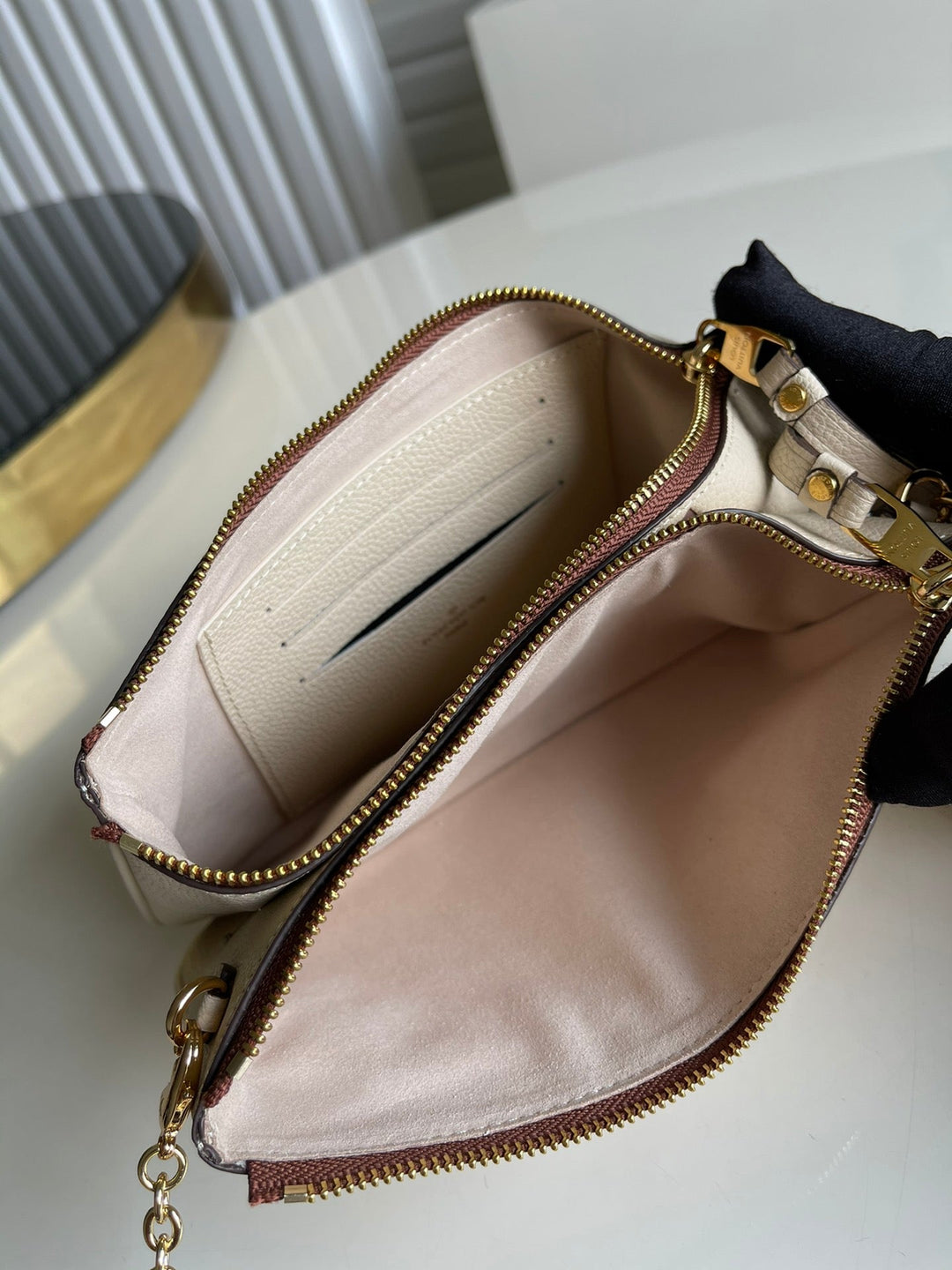 Louis Vuitton Double Zip Pochette Bag
