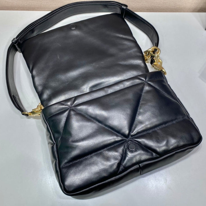 Prada Padded Nappa Leather Shoulder Bag