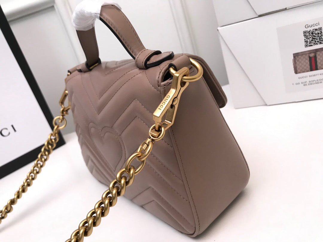 Gucci GG Marmont Mini Top Handle Bag