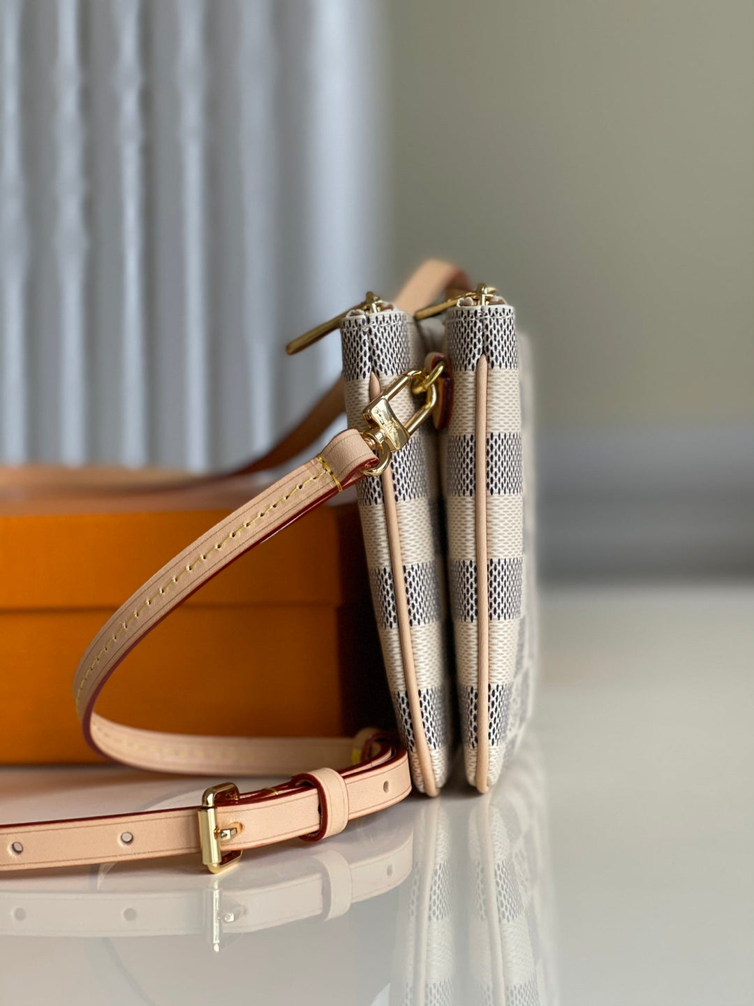 Louis Vuitton Double ZiP Pochette Bag