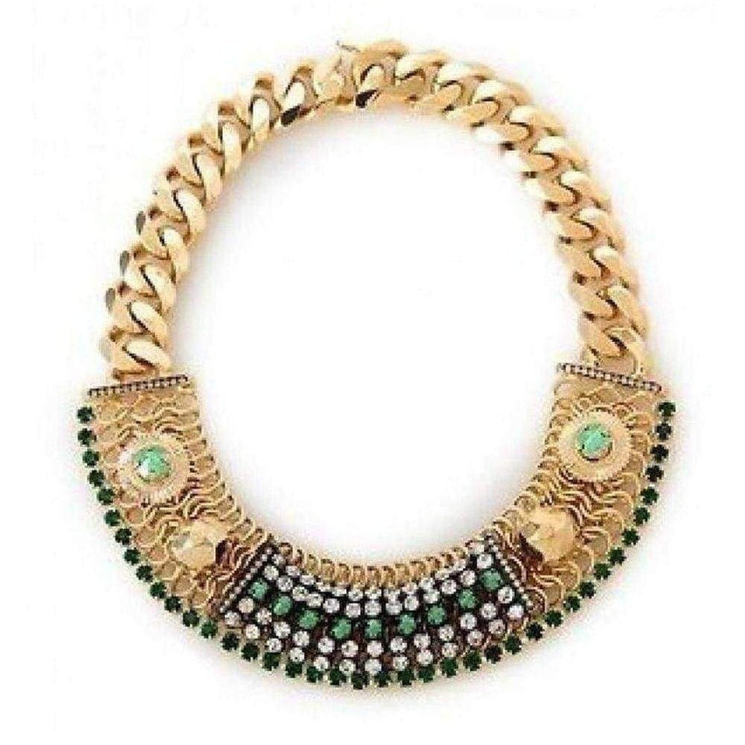 Iosselliani-Exotic Chain Crystal Chocker - Runway Catalog