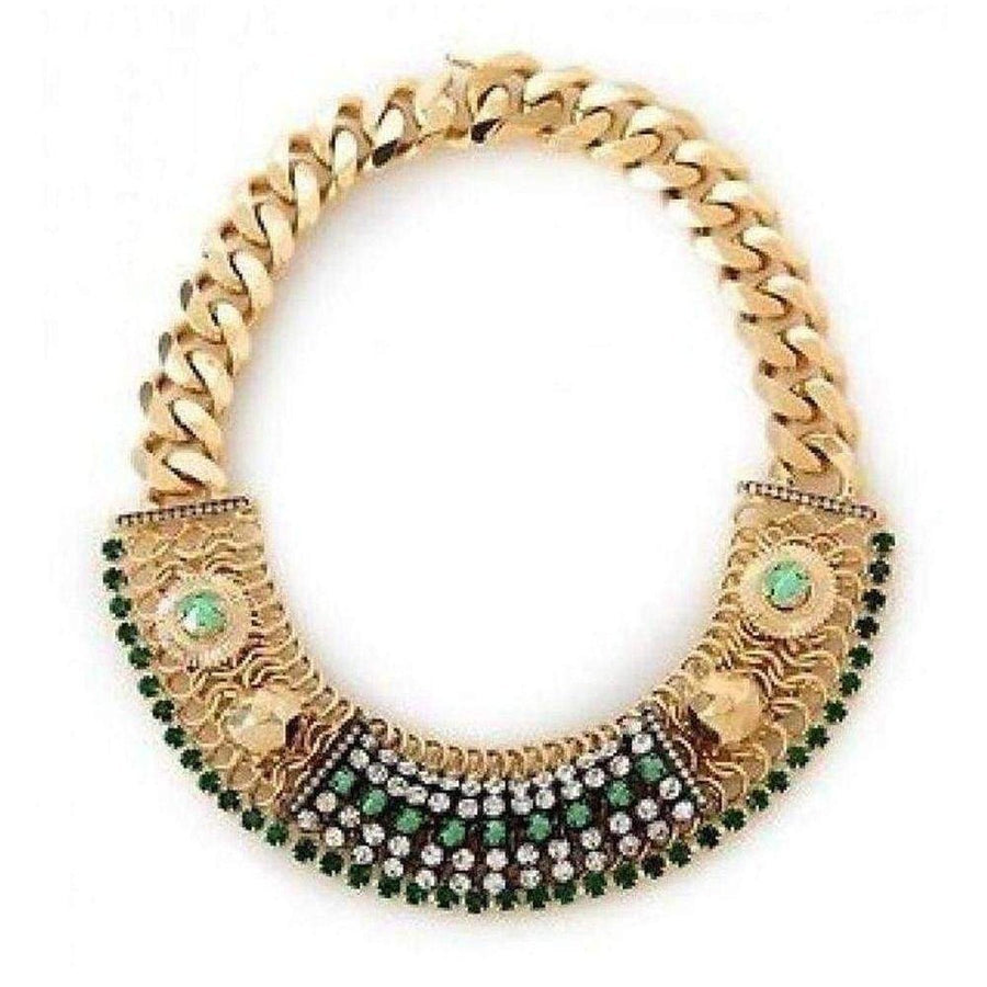 Iosselliani-Exotic Chain Crystal Chocker - Runway Catalog