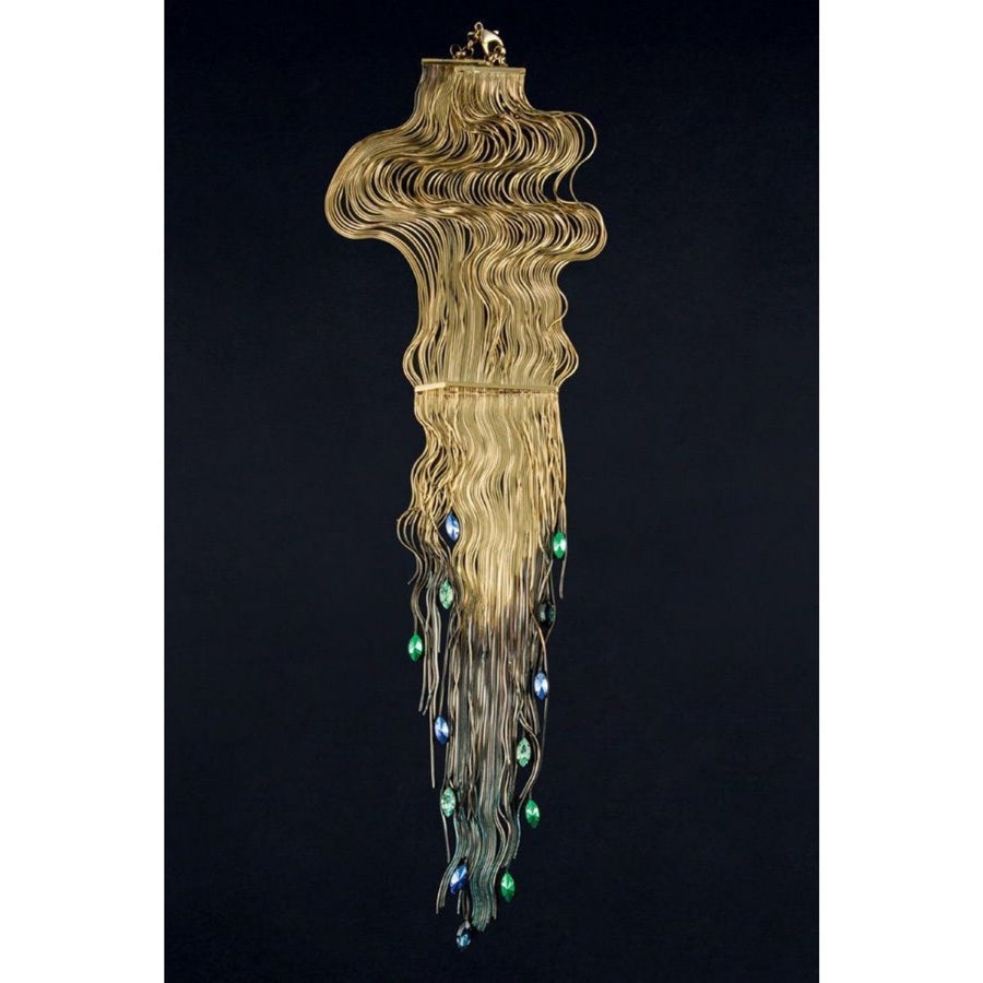 Iosselliani-Multi Thread Fringes Necklace - Runway Catalog
