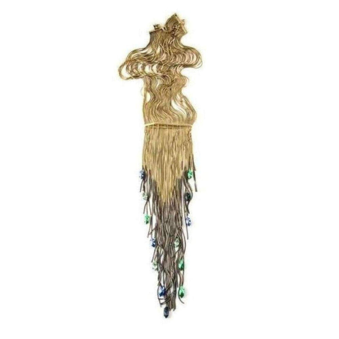 Multi Thread Fringes Necklace