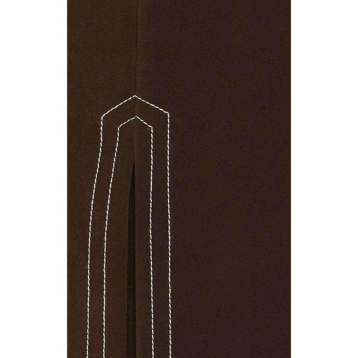 Circle Faux Suede Skirt