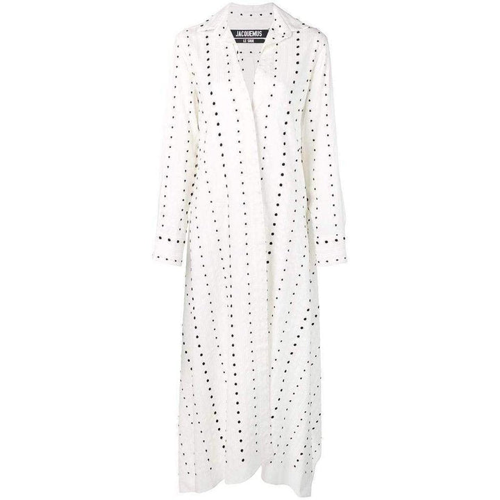 Jacquemus-La Djellaba Dot Maxi Dress - Runway Catalog