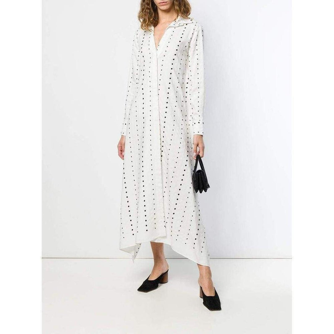 La Djellaba Dot Maxi Dress