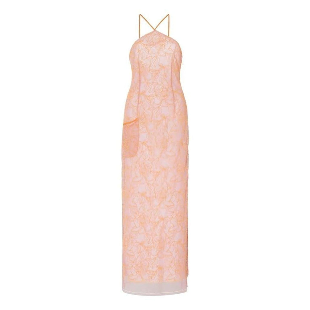Jacquemus-La Robe Lavandou Chiffon Midi Dress - Runway Catalog