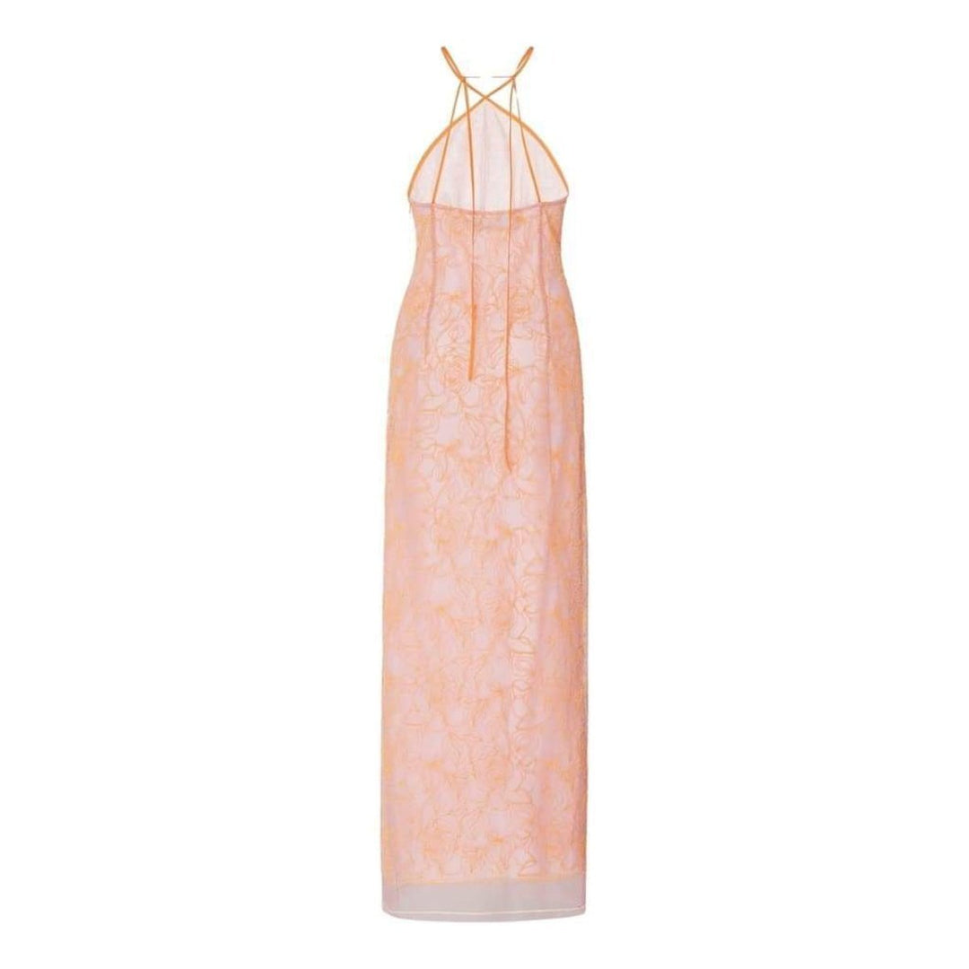 La Robe Lavandou Chiffon Midi Dress