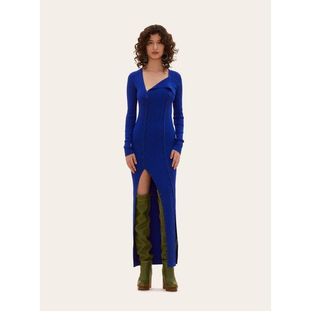 La Robe Maille Ribbed Maxi Dress