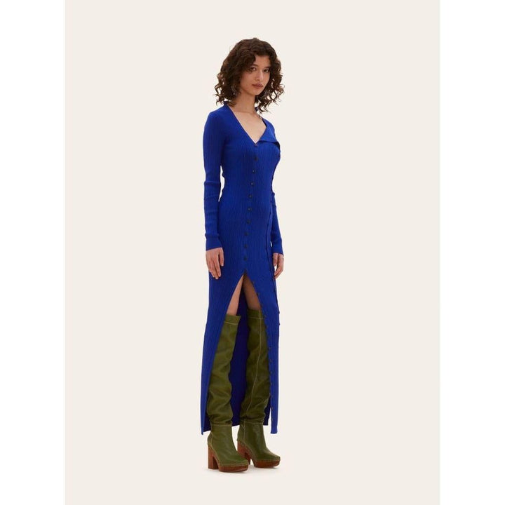La Robe Maille Ribbed Maxi Dress