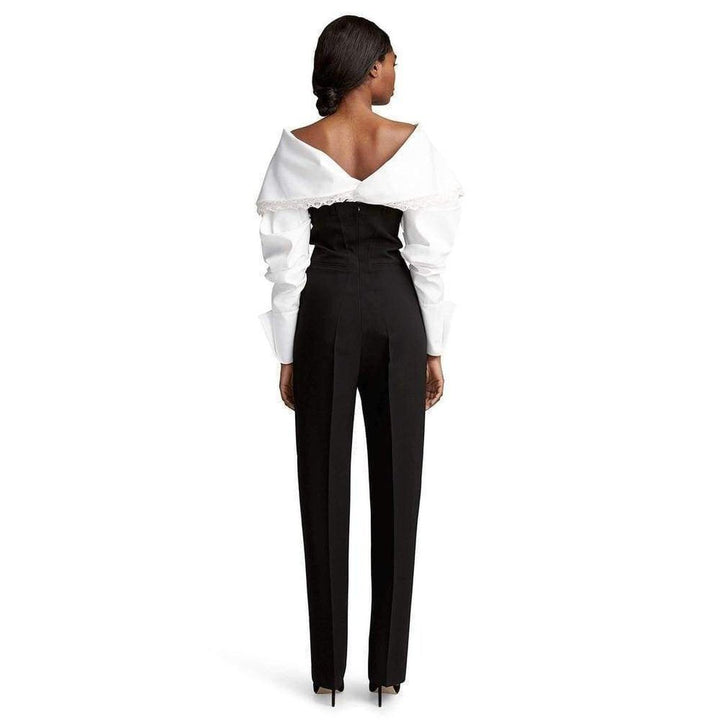 Le Pantalon Straight High Rise Wool Trousers Pants