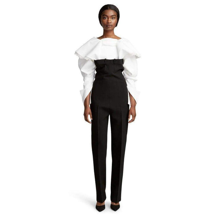 Jacquemus-Le Pantalon Straight High Rise Wool Trousers Pants - Runway Catalog