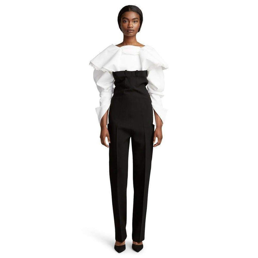 Jacquemus-Le Pantalon Straight High Rise Wool Trousers Pants - Runway Catalog