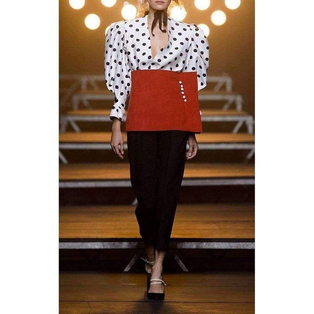 Le Pantalon Straight High Rise Wool Trousers Pants