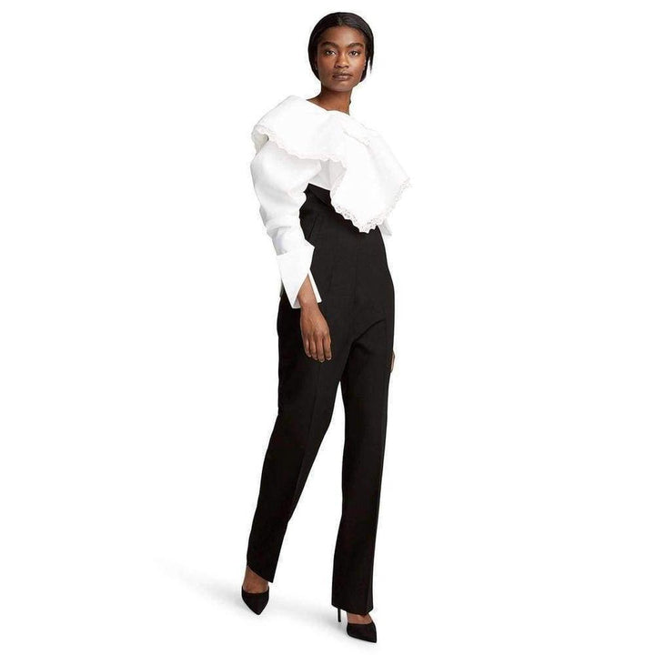 Le Pantalon Straight High Rise Wool Trousers Pants