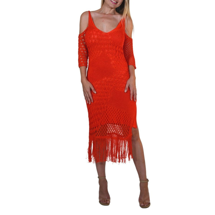 Octavia Crochet Knit Dress