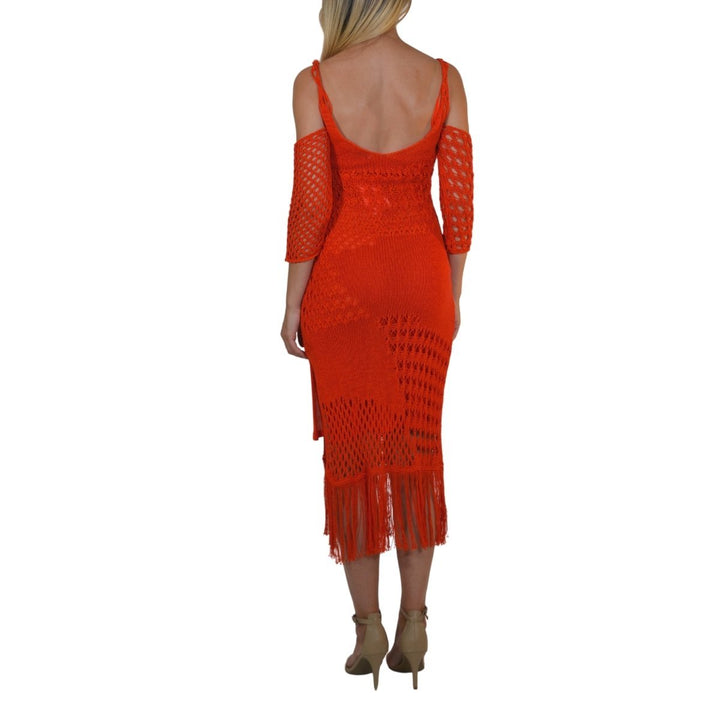Octavia Crochet Knit Dress
